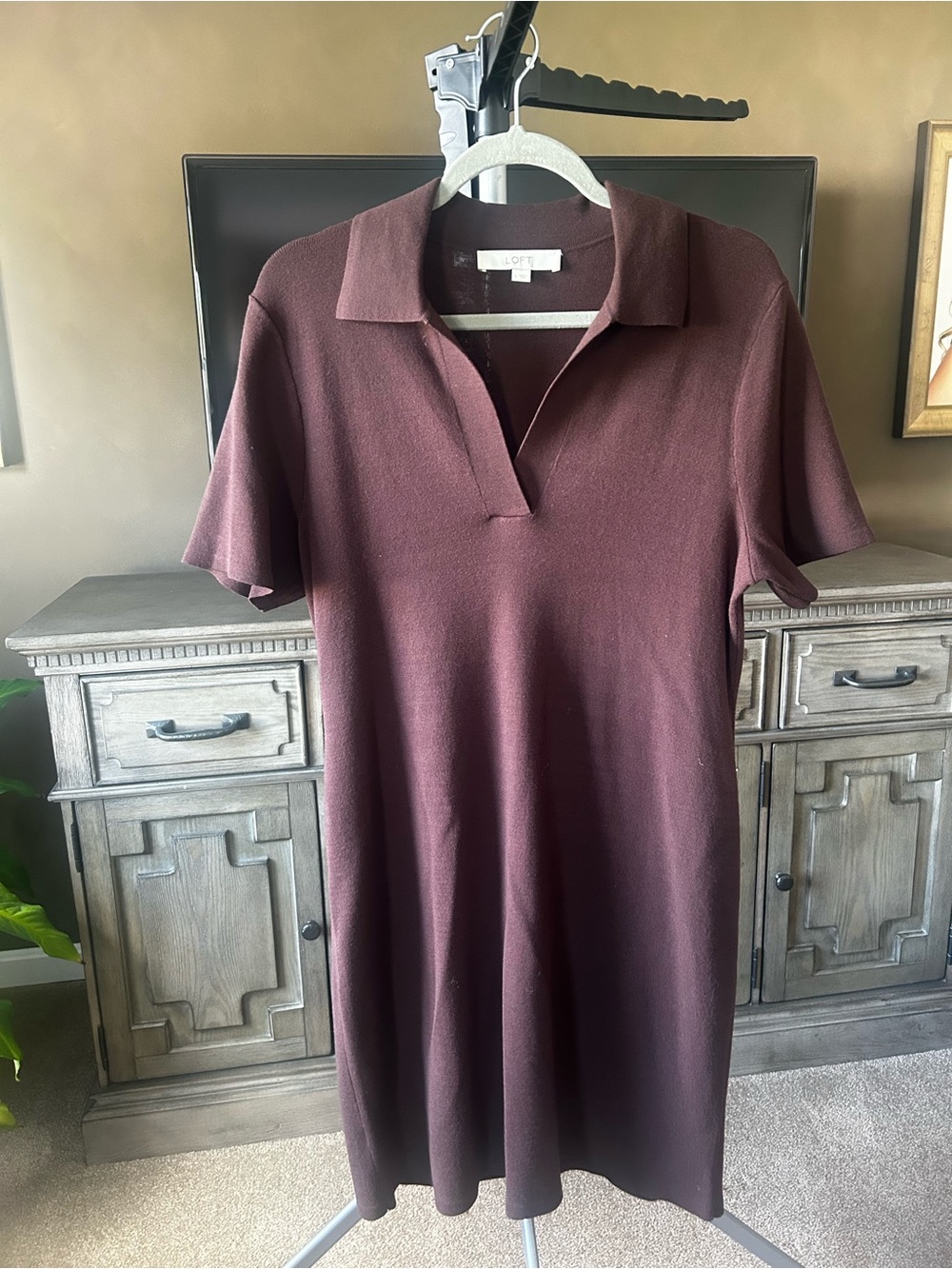 LOFT Chocolate Brown Dress